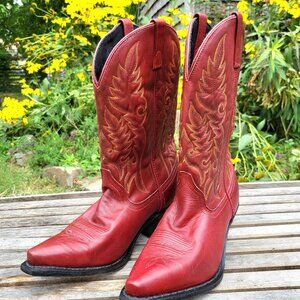 Laredo Women's Madison Western Boots - Burnished Red - Size 10
